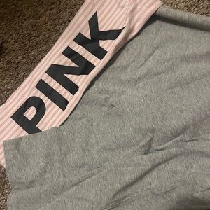 Pink VS flare leggings